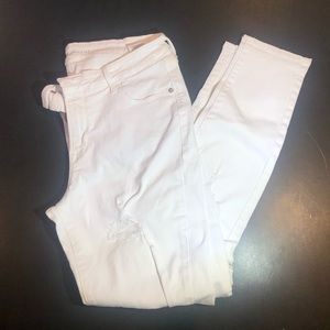 White old navy rockstar jeans